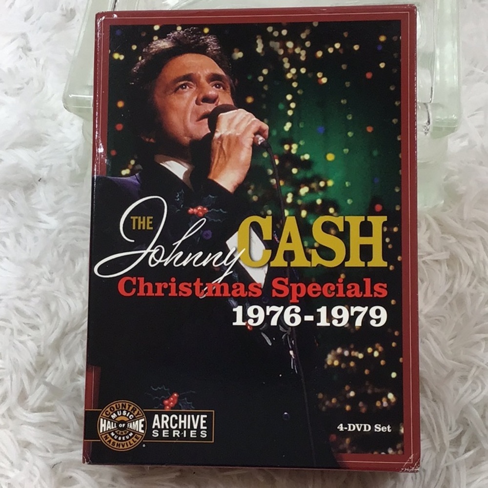 Johnny Cash 4 dvd Christmas music set 1976-1979